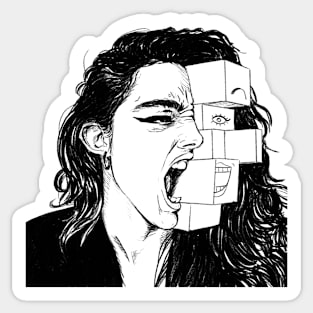 Scream Sticker